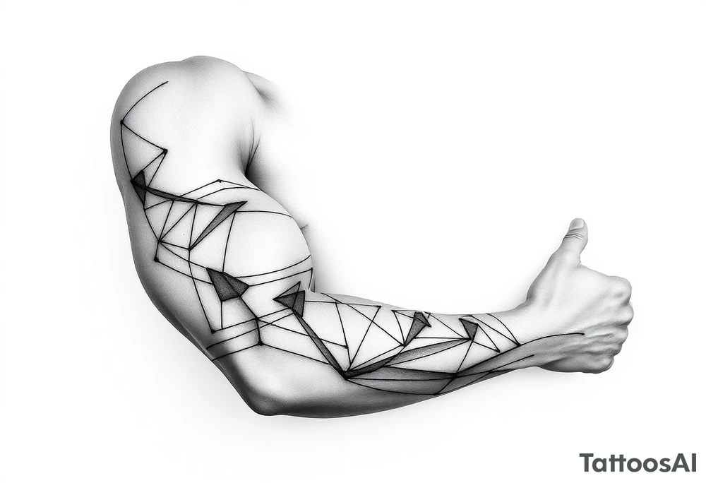geometric tattoo idea
