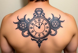 Demon Slayer, doctor who circles, Naruto, betrayed partner, survivors, pocket watch set for 11:11 tattoo idea