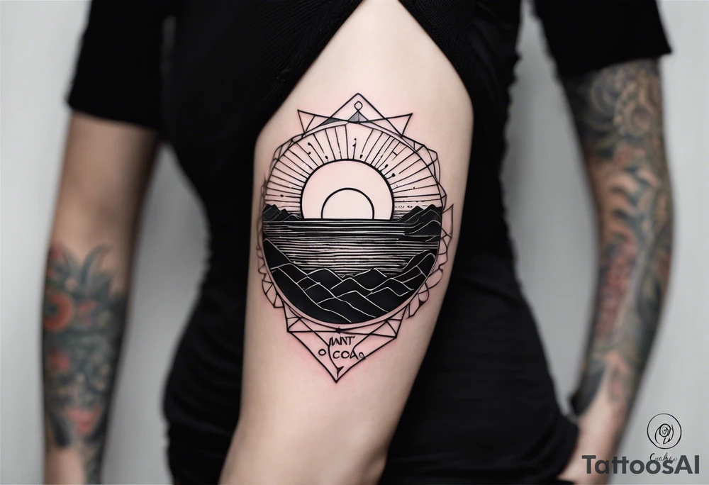 Simple line tattoo of a sunset with the inscription Memento mori
I want to put it on my knee
Without cocoas tattoo idea