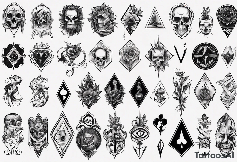 wild card tattoo idea