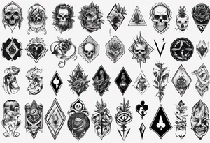 wild card tattoo idea