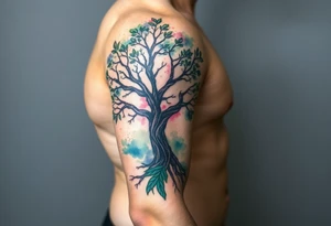 Tree covering entire arm/hand tattoo idea