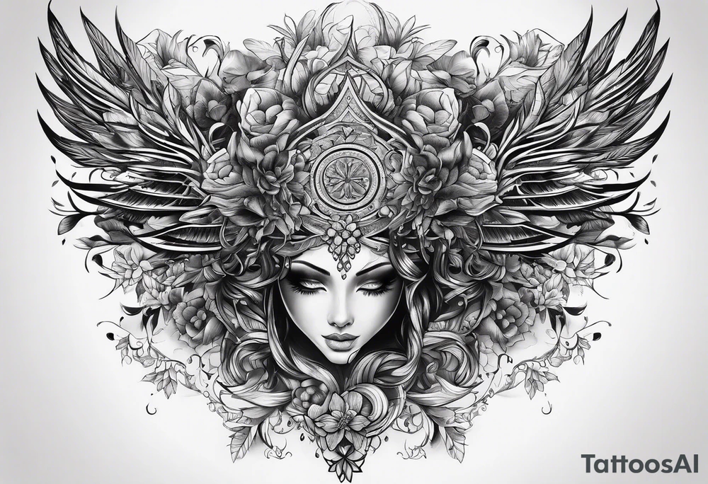 spine tattoo idea