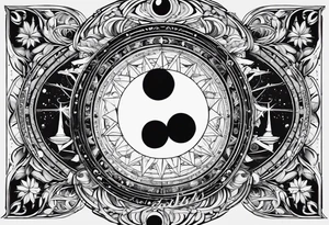 Astrology, Gemini, Natal Chart, angelic, soul mates, vision, planetary, third eye, armband tattoo idea