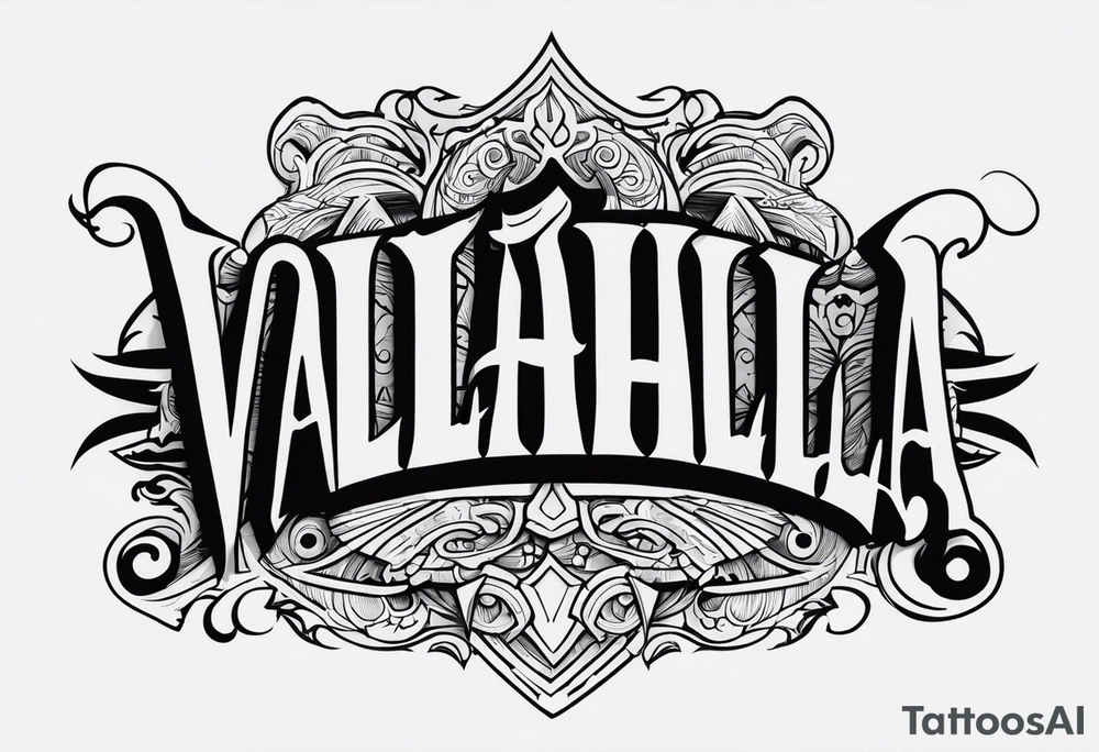 Valhalla tattoo idea