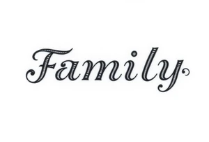 Family  word tattoo idea