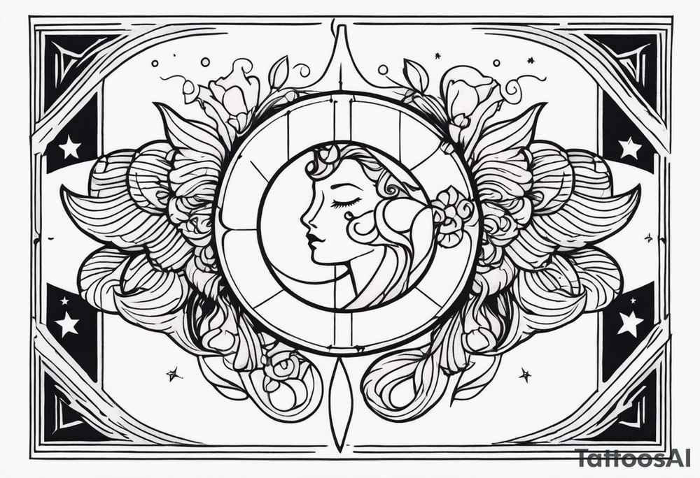 Gemini tattoo idea