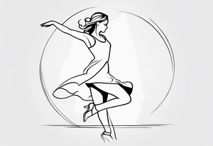 dance tattoo idea