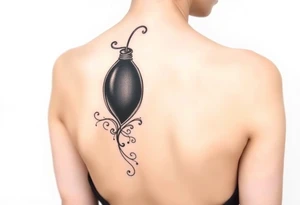 Beautiful big black penis tattoo idea