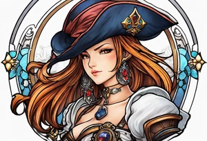 Beatrix from Final Fantasy 9 tattoo idea