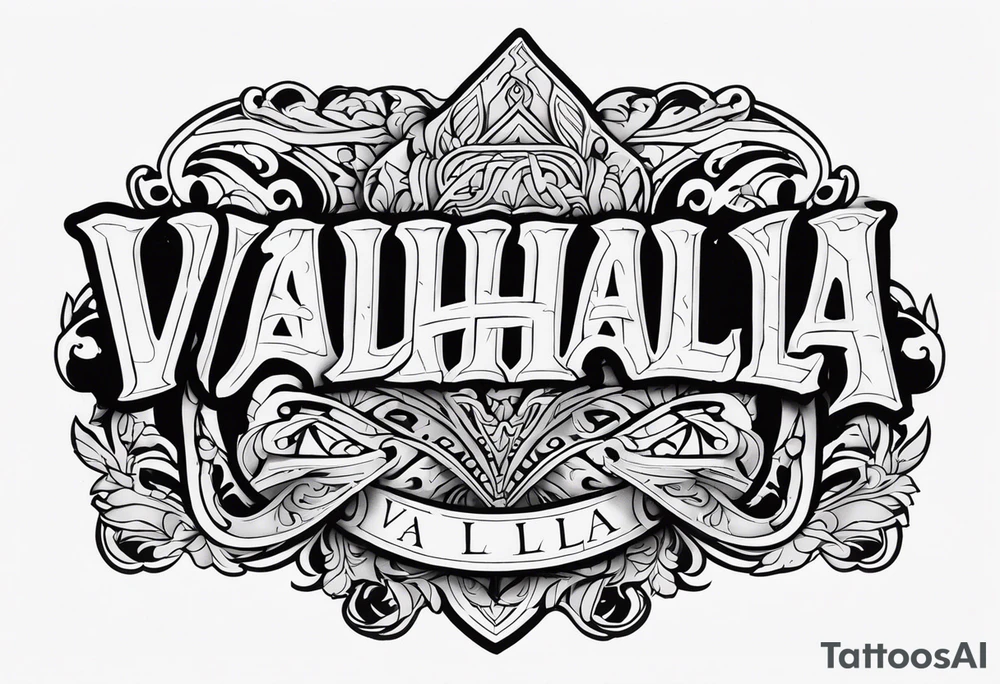 Valhalla tattoo idea
