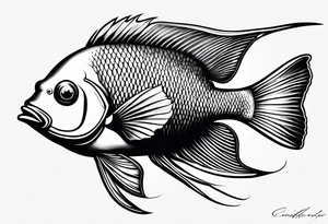Angelfish tattoo idea