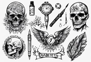 type 1 diabetes tattoo idea