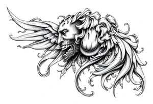 Powerful Biblical piece tattoo idea