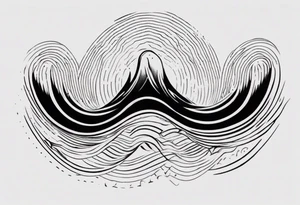 God is in the soundwaves tattoo idea