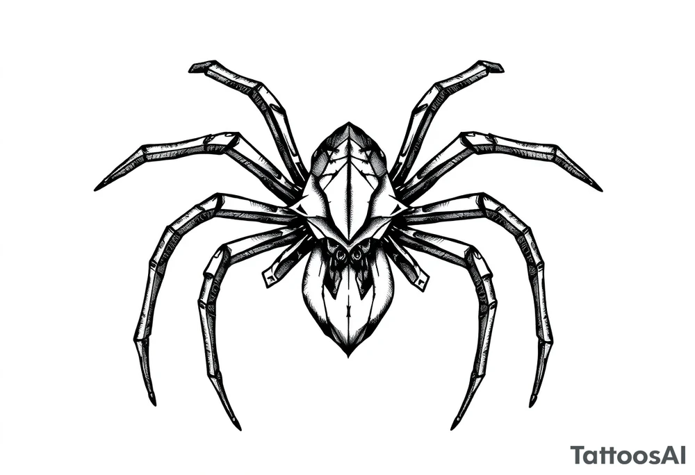 Spider tattoo idea