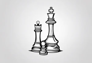 Chess Piece tattoo idea