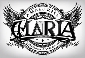 Letters ALA GAA
Roman Numeral
Simple tattoo idea