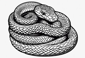 a corn snake tattoo idea