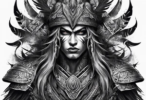Warrior of Darkness tattoo idea