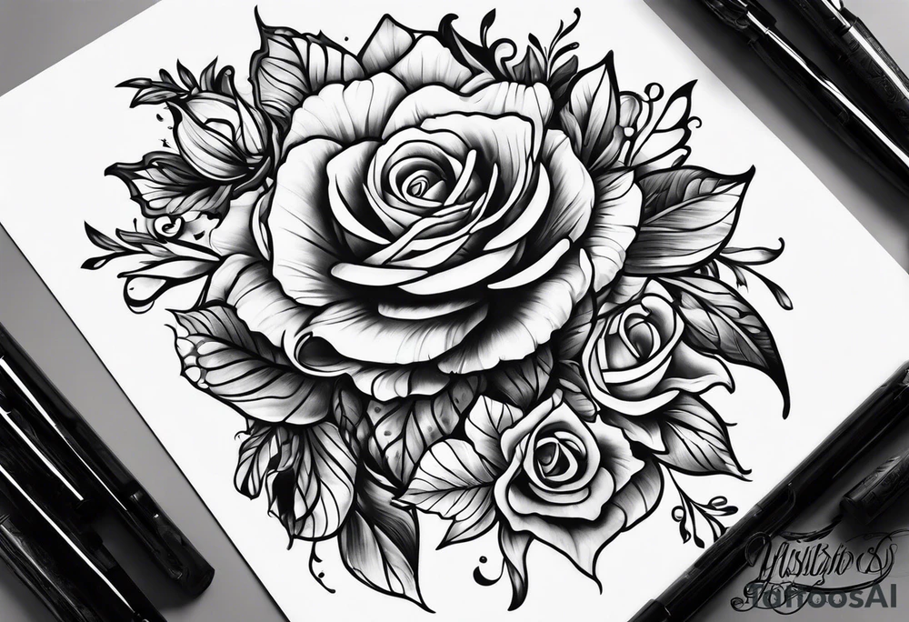 Loss of a friend tattoo idea