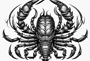 Trible scorpion tattoo idea