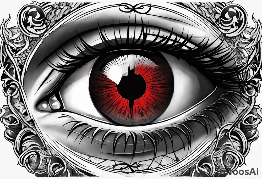 Sharingan eyes tattoo idea