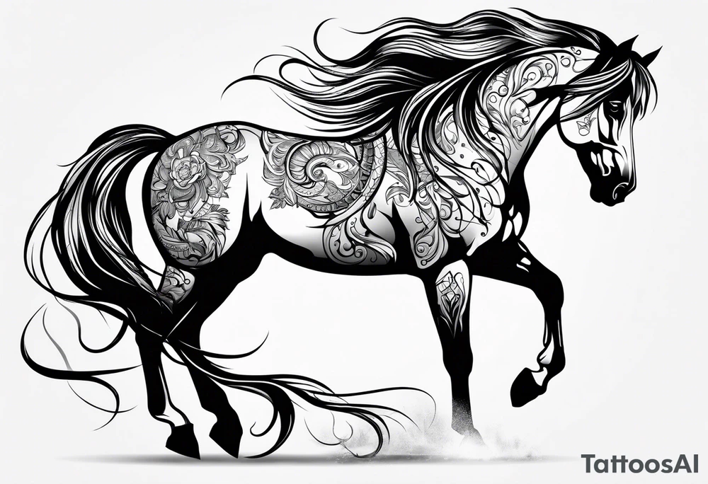 horse tattoo idea