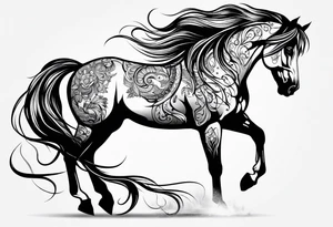 horse tattoo idea