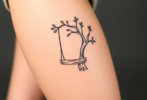 tree swing tattoo idea