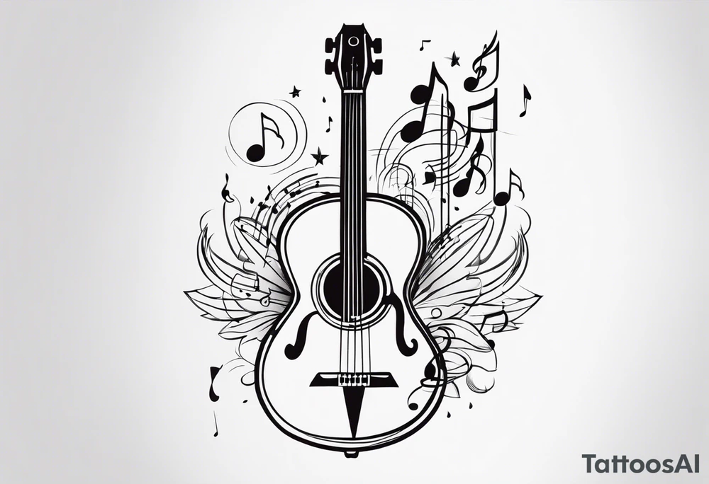 music tattoo idea