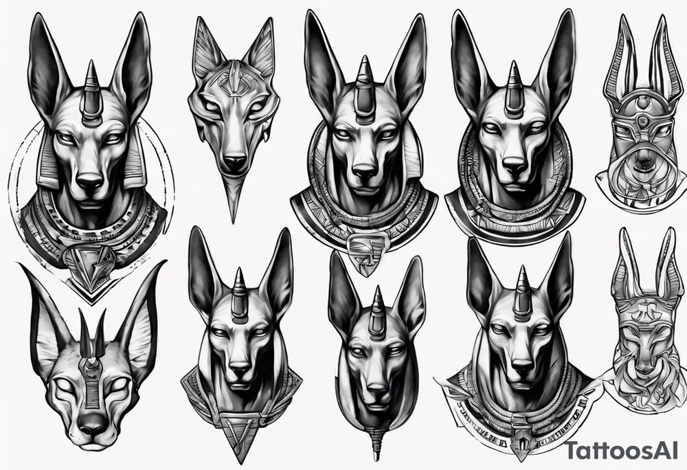 anubis tattoo idea