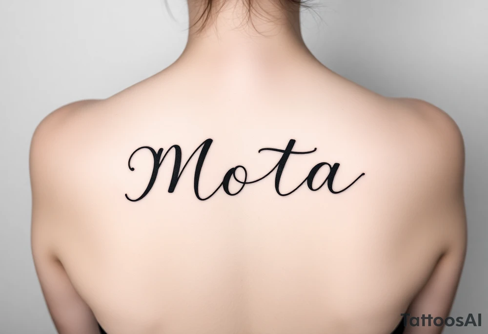 Mota tattoo idea