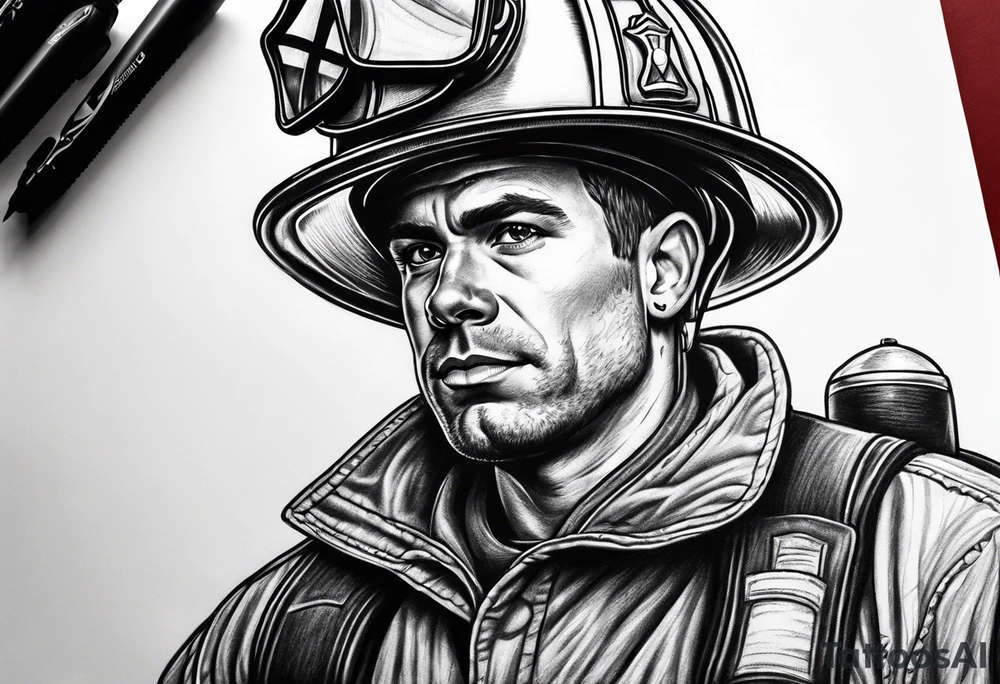 Firefighter tattoo idea