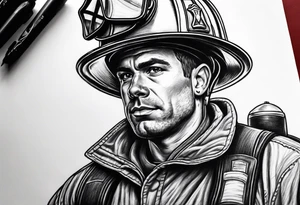 Firefighter tattoo idea