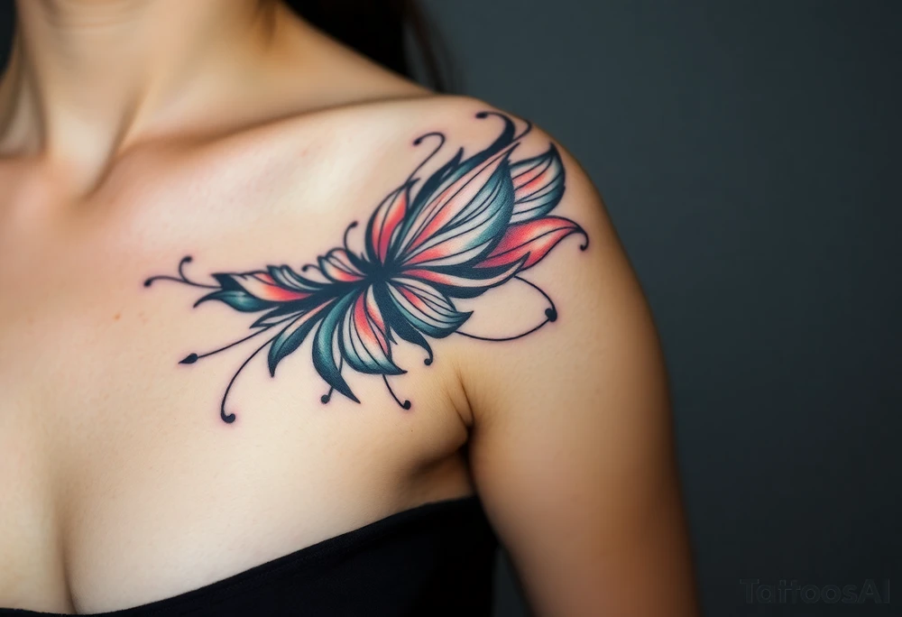 A tatuagem deve expressar força, liberdade e conexão com a multiplicidade da vida, incorporando elementos abstratos e fluidos, com linhas que sugiram movimento e transformação contínua. Evite clichês e busque um design original e significativo. tattoo idea
