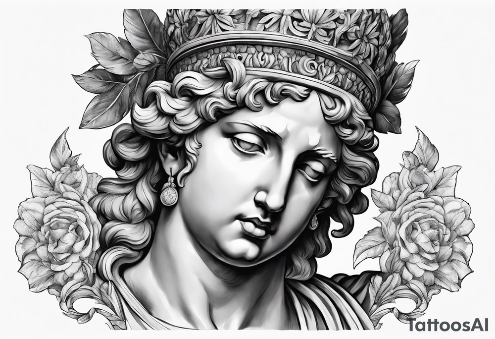 Baroque statue Greek Roman tattoo idea