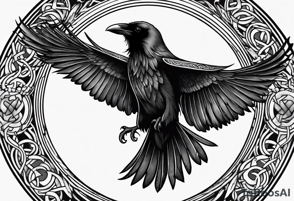 raven perched
roman numeral
celtic tattoo idea raven perched
roman numeral
celtic tattoo idea
