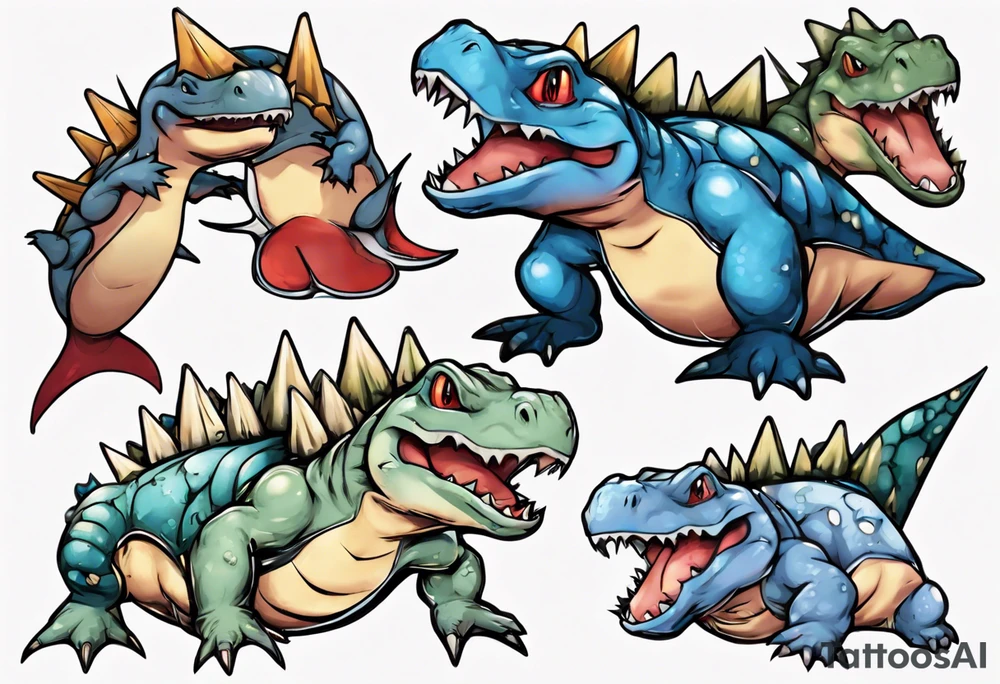 totodile tattoo idea