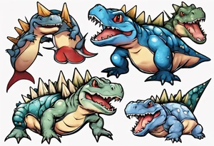 totodile tattoo idea