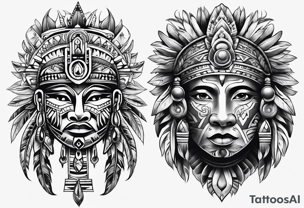 sleeve. Aztec tattoo idea
