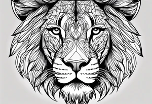 Sad leo tattoo idea