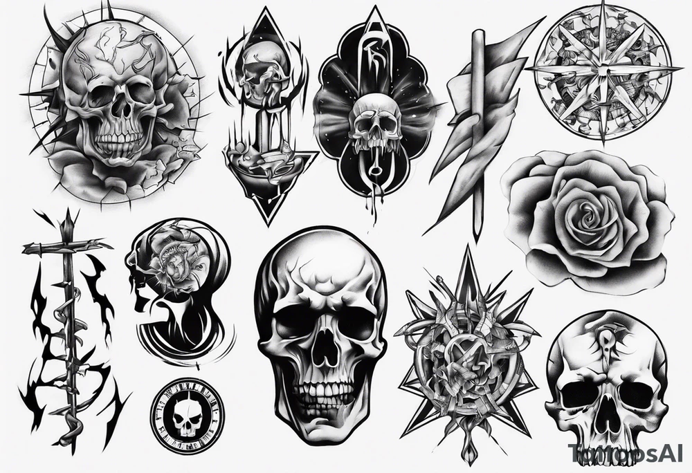 mental pain tattoo idea