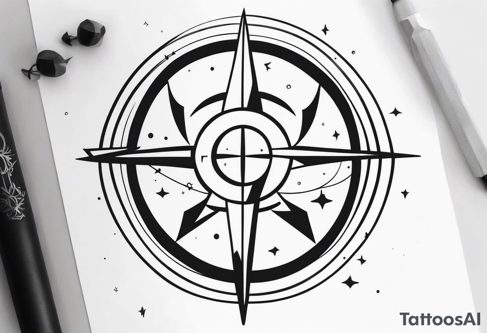 Flash Sagittarius tattoo idea