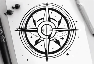 Flash Sagittarius tattoo idea