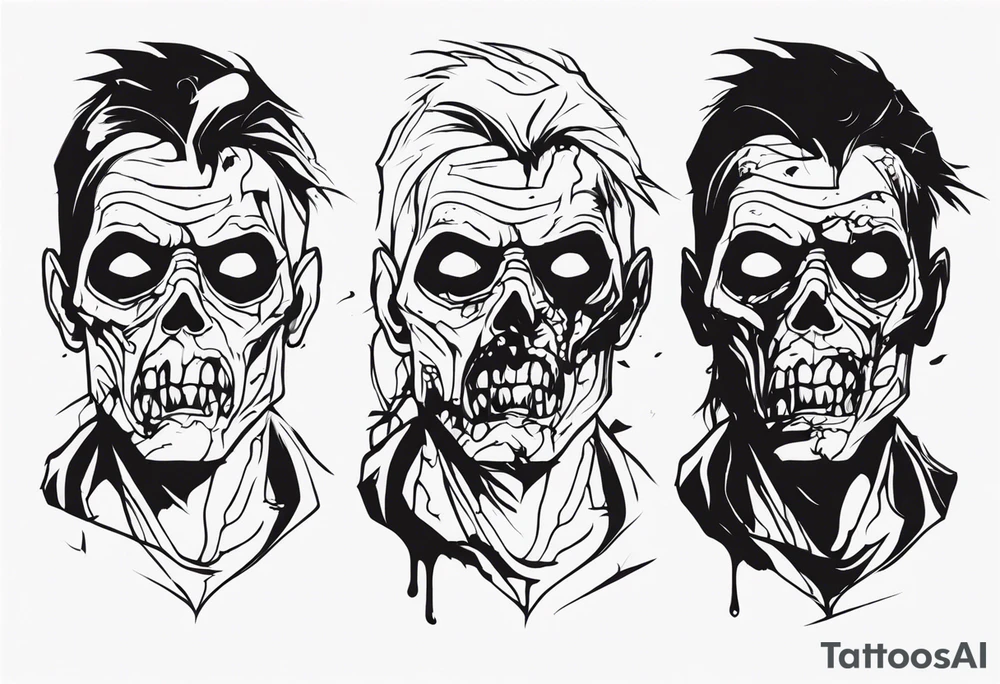 Zombie tattoo idea