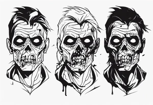 Zombie tattoo idea