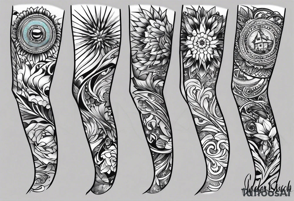 tattoo that can cover up an old tattoo.  tattoo should be focused on family with the names kaden, mason and lori within the tattoo tattoo idea