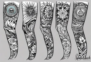 tattoo that can cover up an old tattoo.  tattoo should be focused on family with the names kaden, mason and lori within the tattoo tattoo idea