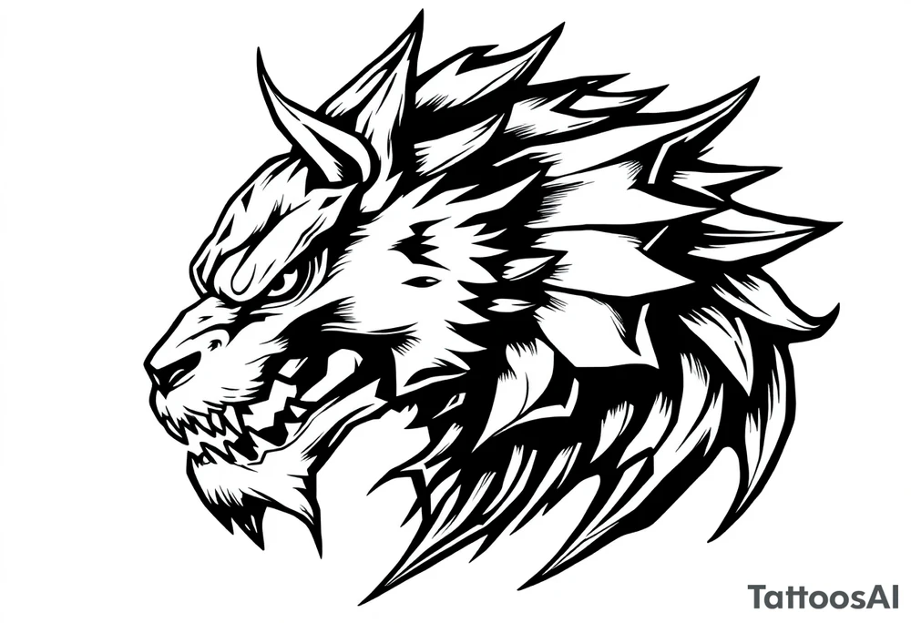 Fekete és fehér festék enyhe keveréke végig fojna a háton tattoo idea